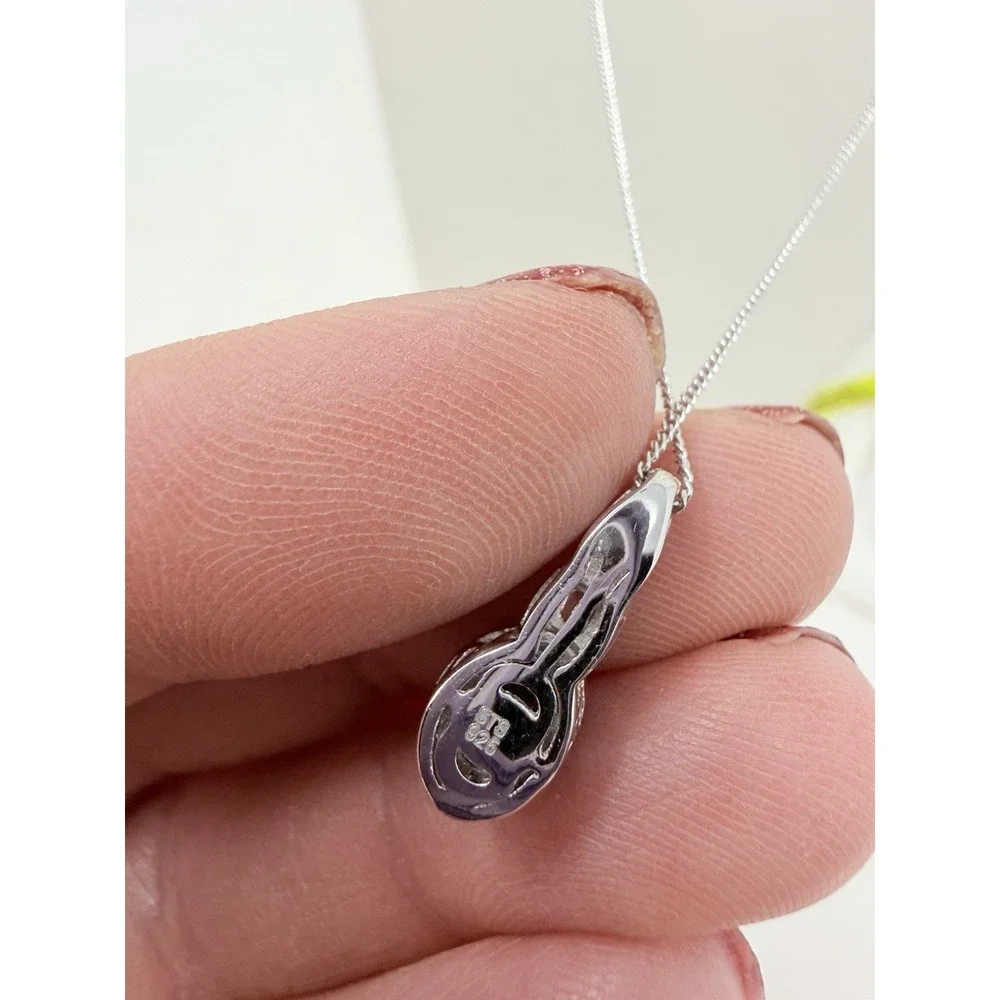 Shop LC Himalayan Kyanite/White Topaz Sterling Silver Size 6 Ring/Pendant 5656